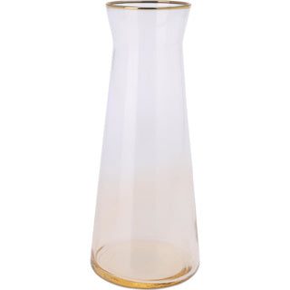 Dekanteer karaf glas 1145 ml goud