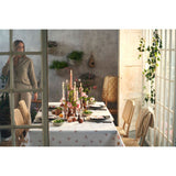 Duni paas tafellaken blooming bunnies 138x220 cm