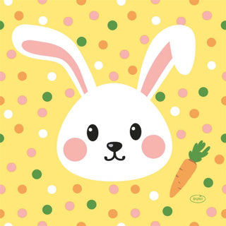 Duni paas servetten hoppy easter 33x33 cm