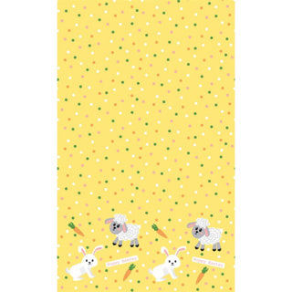 Duni paas tafellaken hoppy easter 138x220 cm