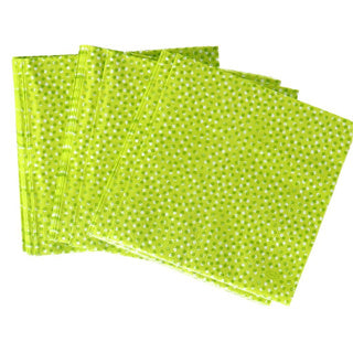 Duni servetten playful dots kiwi 33x33 cm