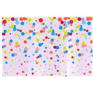 Duni tafellaken festive bubbles multi 138x220 cm