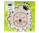 Duni servetten playful lion king 33x33 cm