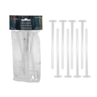 No brand cocktailstampers 8-delig transparant