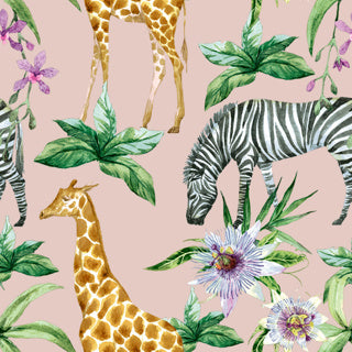 Servetten zebras girafes 33x33 cm