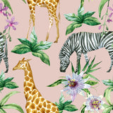 Servetten zebras girafes 33x33 cm