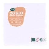 Duni servetten white 33x33 cm