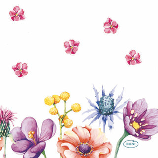 Duni servetten breezy butterflies 24x24 cm