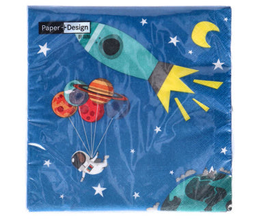 Servetten space 33x33 cm