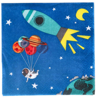 Servetten space 33x33 cm