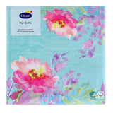 Duni servetten flowy floral 33x33 cm