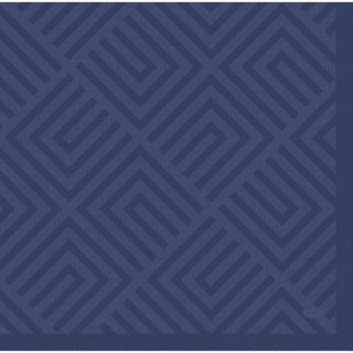 Duni servetten mosaic dark blue 40x40 cm