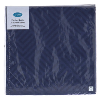 Duni servetten mosaic dark blue 40x40 cm
