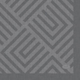 Duni servetten mosaic granite grey 24x24 cm