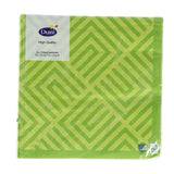 Duni servetten mosaic kiwi 33x33 cm