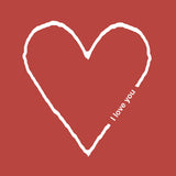 Duni servetten i love you 33x33 cm