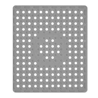 Dutch house gootsteenmat 31x27 cm rubber grijs