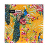 Duni servetten tropic peacock 24x24 cm