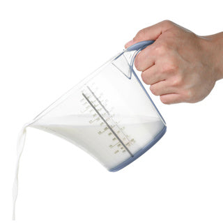 Maatbeker 1,2 l hok horizon blauw