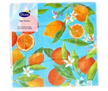 Duni servetten lemon tree 33x33 cm