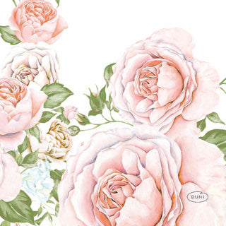 Duni servetten rose glory 24x24 cm