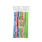 Duni rietjes, party 50 stuks papier