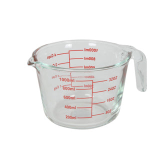 Maatbeker glas 1l