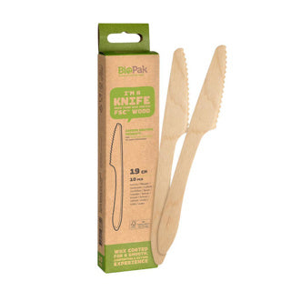Duni messen 10 stuks hout
