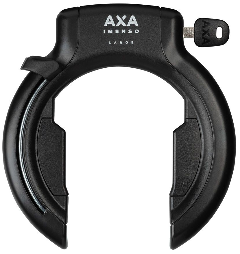 Axa ringslot imenso large retractable - zwart