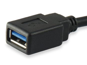 Equip 133455 usb 3.0 cable type c male to type a female, 15cm