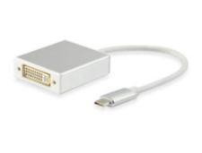 Equip 133453 usb type c male to dvi-i dual link female adapter, 15cm