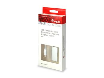 Equip 133457 usb type c male to mini displayport female adapter, 15cm