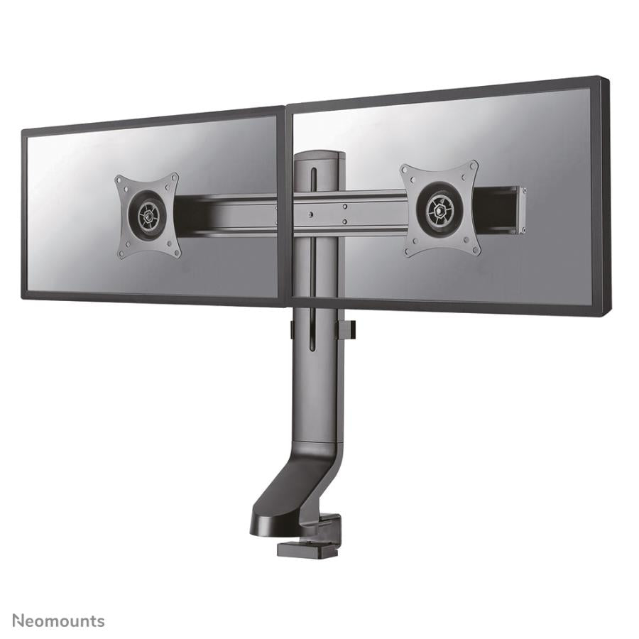 Neomounts fpma-d860dblack flatscreen bureausteun, 2x 10-27 7 kg, 26 - 45 cm, 75x75 100x