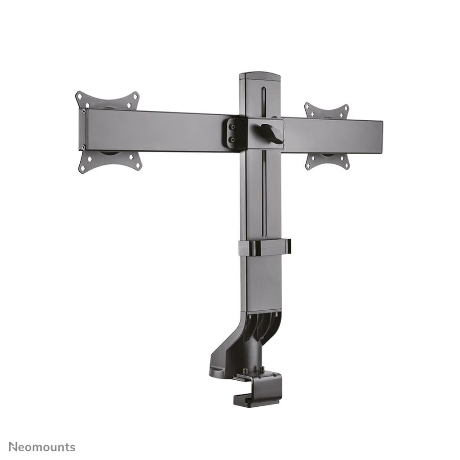 Neomounts fpma-d860dblack flatscreen bureausteun, 2x 10-27 7 kg, 26 - 45 cm, 75x75 100x
