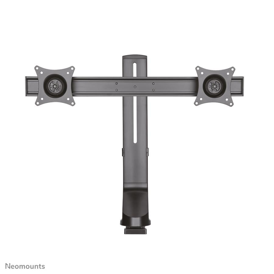 Neomounts fpma-d860dblack flatscreen bureausteun, 2x 10-27 7 kg, 26 - 45 cm, 75x75 100x