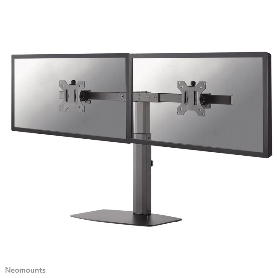 Neomounts fpma-d865dblack flatscreen bureausteun, 2x 10-27 , 12 kg, 35 - 46cm, 75x75 100x