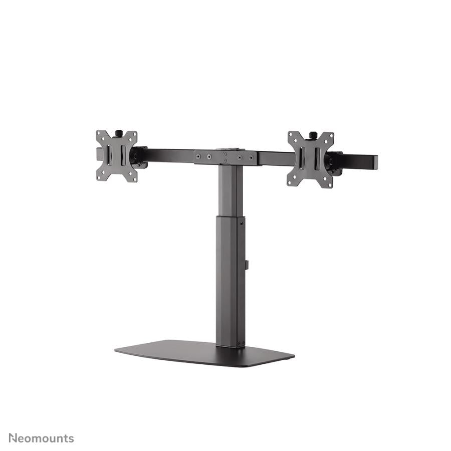 Neomounts fpma-d865dblack flatscreen bureausteun, 2x 10-27 , 12 kg, 35 - 46cm, 75x75 100x
