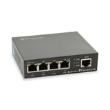 Levelone gep-0523 5-port gigabit poe switch, ieee 802.3af at, 4x poe, 60w, 10 100 1000mbps
