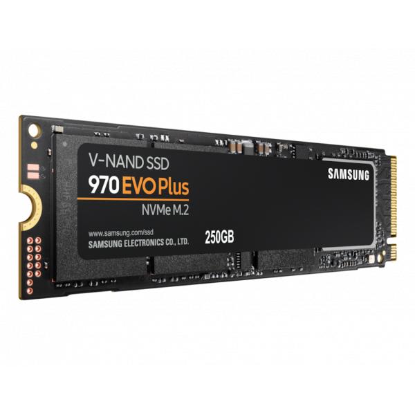 Samsung mz-v7s250bw evo 970 plus ssd, 250 gb, m.2 2280, v-nand mlc, 3500 3300 mb s, 550,000 iops