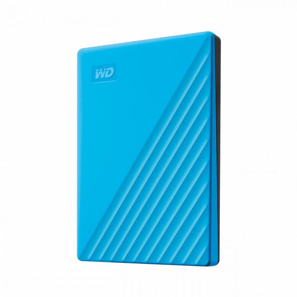Western digital wdbpkj0040bbl-wesn my passport external hdd, 4tb, usb 3.2 gen 1, blue