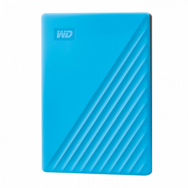 Western digital wdbpkj0040bbl-wesn my passport external hdd, 4tb, usb 3.2 gen 1, blue
