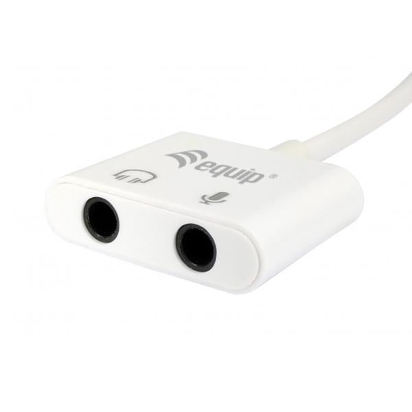 Equip 133460 usb to audio adapter, usb type-c -> 3.5mm jack