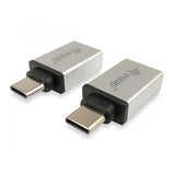 Equip 133473 usb adapter, usb type c -> usb type a, male female, silver
