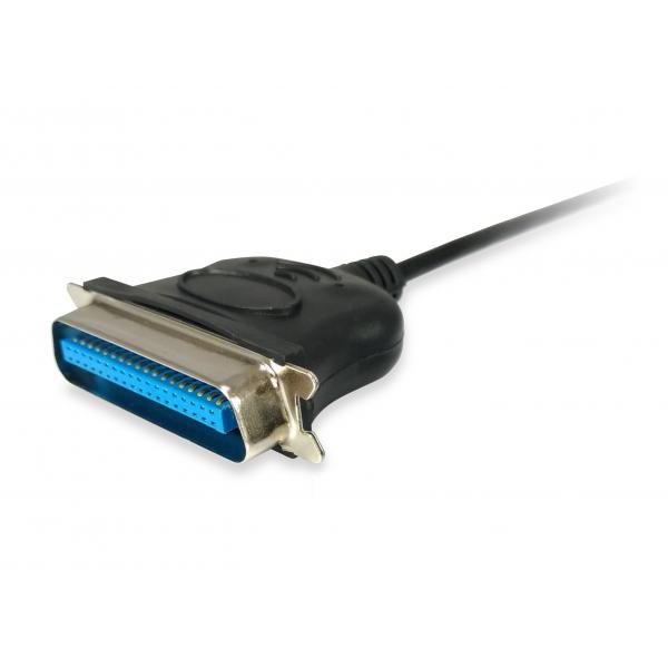 Equip 133383 usb to parallel adapter cable, usb 2.0 -> ieee1284, male male, black