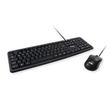 Equip 245200 wired keyboard and mouse combo germany layout, usb, qwertz, 105 key, 1000 dpi, black