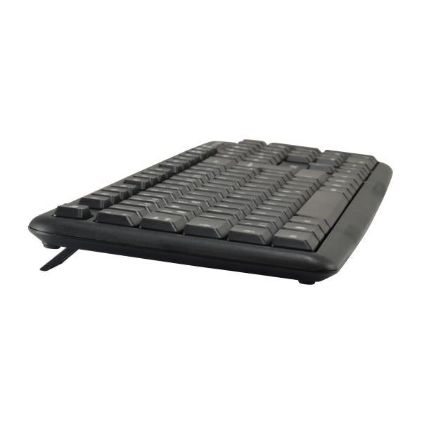 Equip 245200 wired keyboard and mouse combo germany layout, usb, qwertz, 105 key, 1000 dpi, black