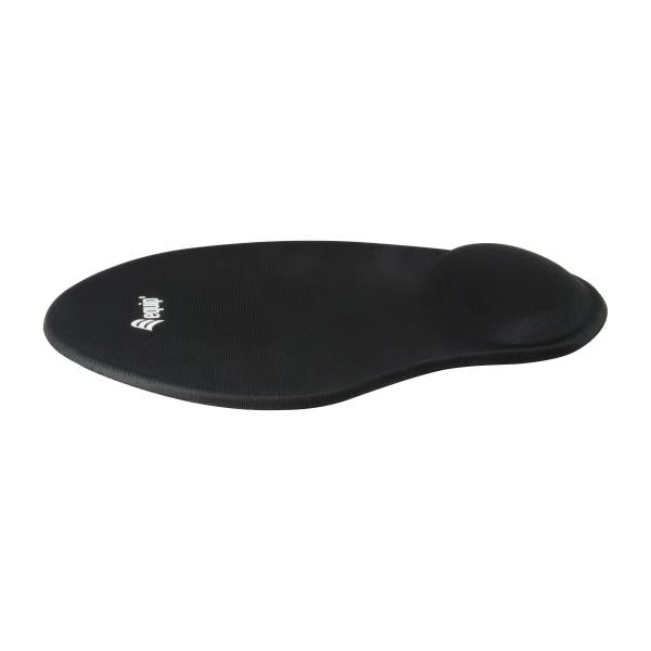 Equip 245014 gel mouse pad, fabric,gel,polyurethane, wrist rest, non-slip base, monotone, black