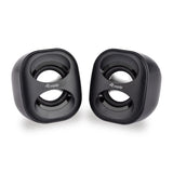 Equip 245330 mini usb speaker, 2.0 channels, wired, 3 w, 90 - 20 hz, 40 o, black
