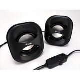 Equip 245330 mini usb speaker, 2.0 channels, wired, 3 w, 90 - 20 hz, 40 o, black