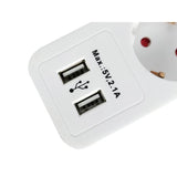 Equip 245554, 5-outlet power strip with 2x usb, 5x ac outlet(s) indoor, type f, 1.5 mm², 1.8 m